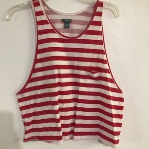 Striped Muscle tank